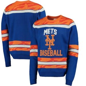 New York Mets Camouflage Team Sweater - Royal Size XXL